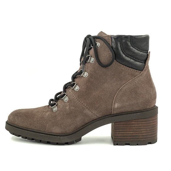Lucky Brand Shoes - Lucky Brand Dareek Suede Combat Boots Size 8.5